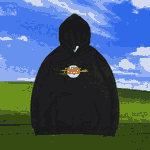 Black Ominous Moon Hoodie